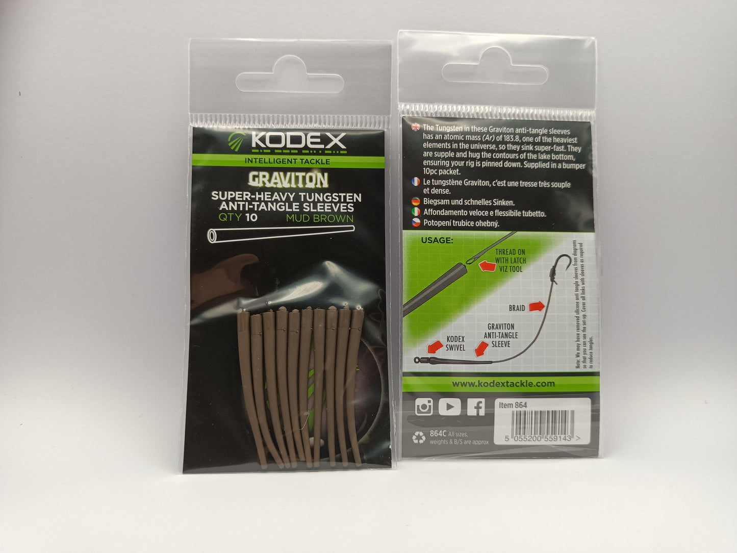 Kodex Super Heavy Tungsten Anti-tangle Sleeves