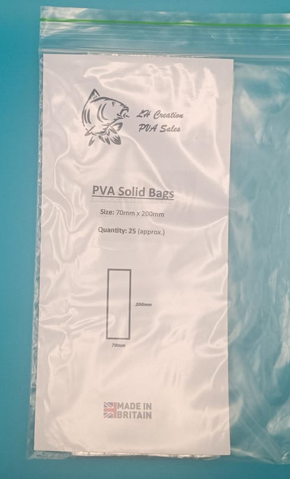 PVA Solid Bag Large (70mm x 200mm)