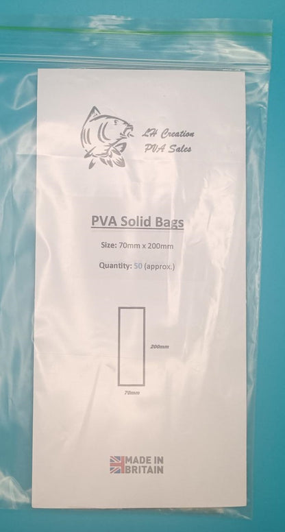 PVA Solid Bag Large (70mm x 200mm)