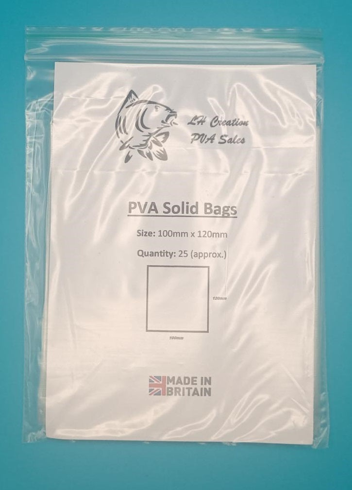 PVA Solid Bag Medium (100mm x 120mm)