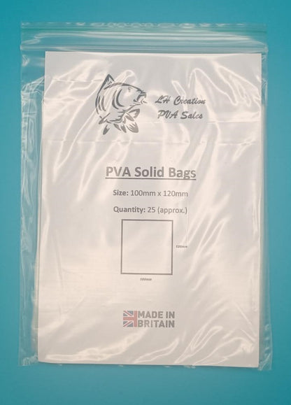 PVA Solid Bag Medium (100mm x 120mm)