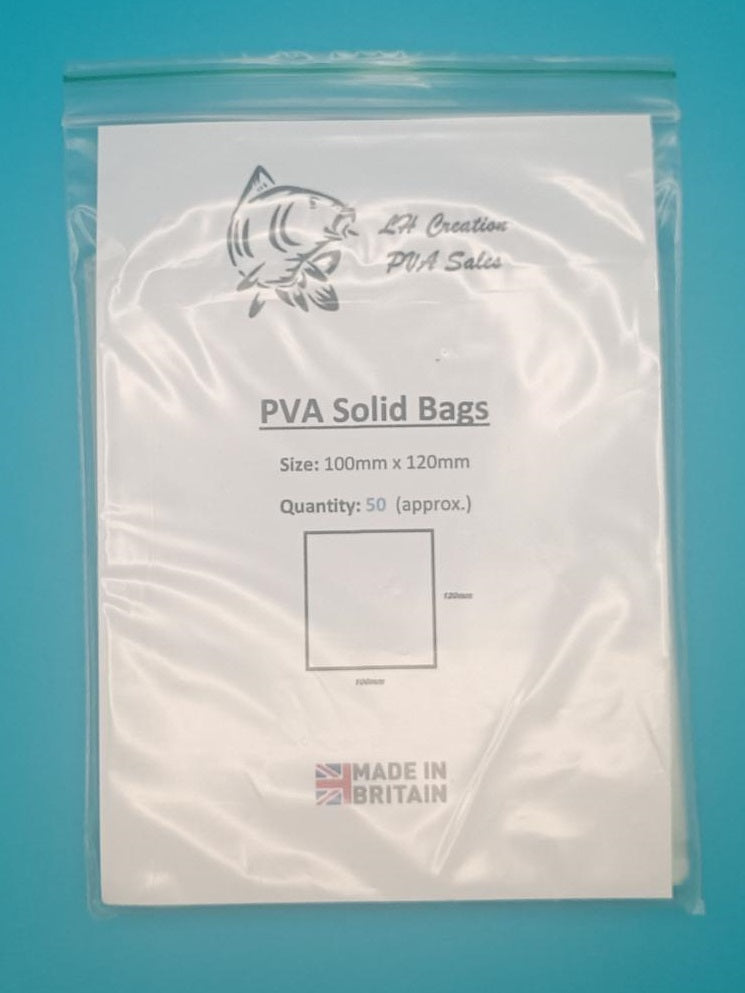 PVA Solid Bag Medium (100mm x 120mm)