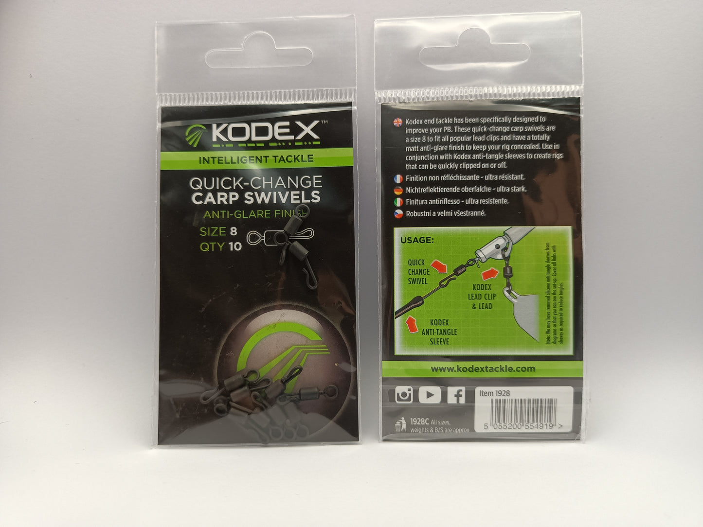 Kodex Quick Change Swivel Size 8