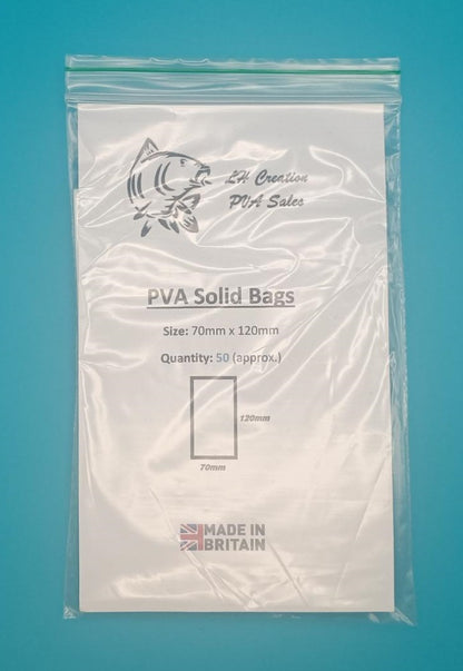 PVA Solid Bag Small (70mm x 100mm)