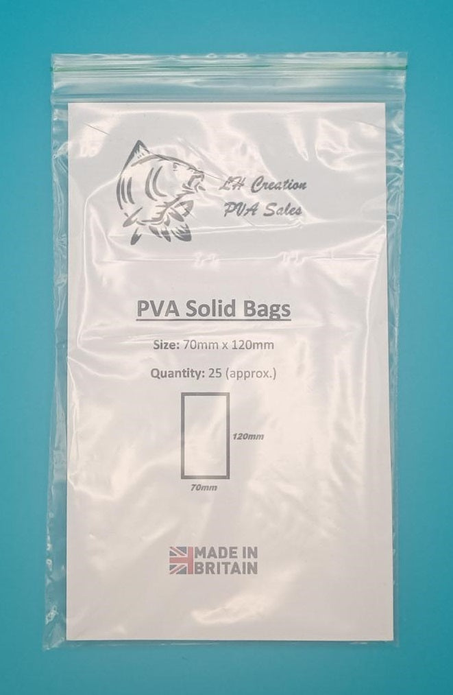 PVA Solid Bag Small (70mm x 100mm)