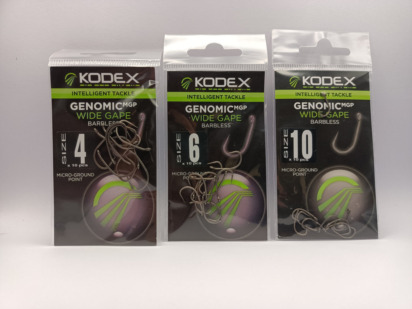 Kodex Genomic Wide Gape Barbless Hooks